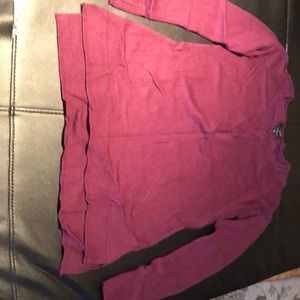 Magenta wool sweater